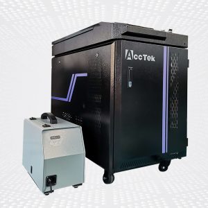 Máquina de solda a laser de fibra com alimentador automático de arame