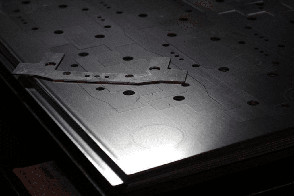 laser cutting metal