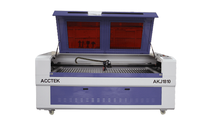 Máquina de corte a laser CO2 com renderizações de câmera CCD