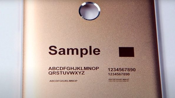 Fiber Laser Marking Sample