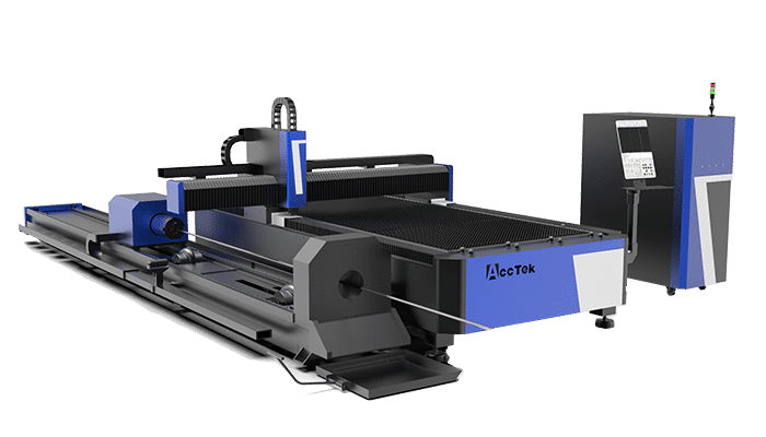 Rendus de machines de découpe laser à fibre de tuyaux et de plaques à haute configuration