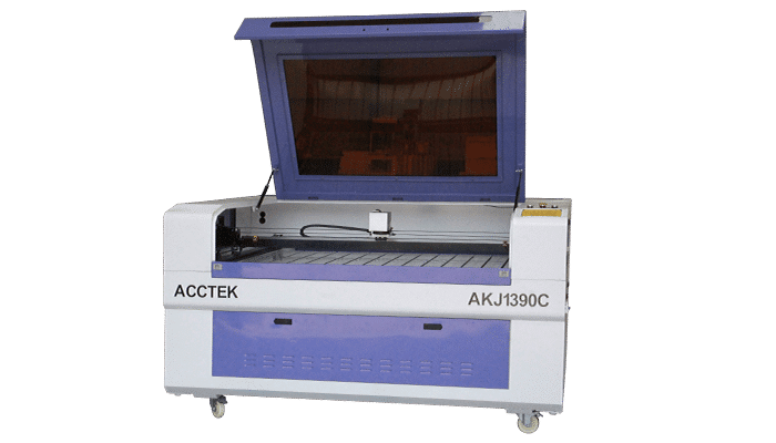 Renderizações de máquina de marcação a laser CO2 de área grande totalmente fechada