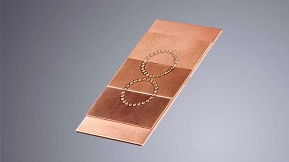 Laser Welding Sample of Copper